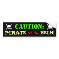 Pirate Driver Bumper Stickers