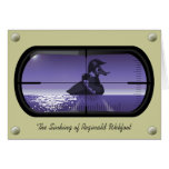 Pirate Duck Torpedoed Greeting Card