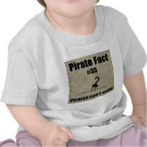 Pirate Fact #35 Pirates can't swim t-shirts by Monkeybark Pirate Fact #35 Pirates can't swim t-shirts