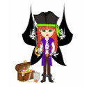 Pirate Faery - Mad Morgan Rackham T-Shirt by KirstenEdwards Pirate Faery - Mad Morgan Rackham T-Shirt