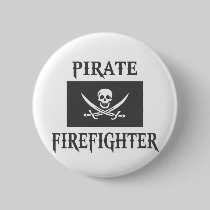 Pirate Firefighter Buttons