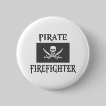 Pirate Firefighter Button