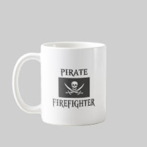 Pirate Firefighter Coffee Mugs