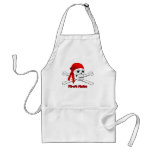 Pirate First Mate Skull and Bones Apron