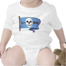 Pirate Flag Baby Bodysuit
