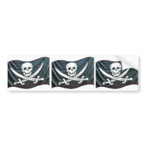Pirate-Flag bumper stickers