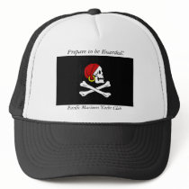 Pirate Flag hat with Prepare to be Boarded & PMYC