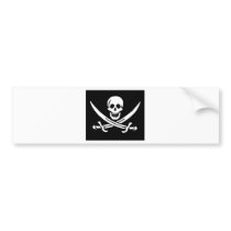 Pirate Flag - John Rackam (Calico Jack) Bumper Sticker