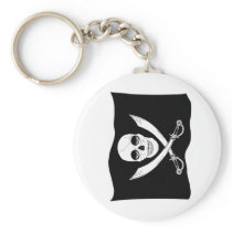 Pirate Flag Key Chain