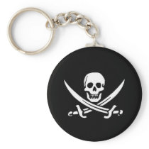 Pirate Flag Key Chains