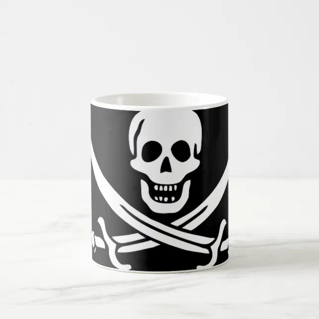 Pirate Flag Of Captain Calico Jack Rackham Magic Mug Zazzle