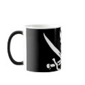 Pirate Flag of Captain Calico Jack Rackham mugs by mcduncan Pirate Flag of Captain Calico Jack Rackham mugs
