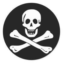 Pirate Flag of Edward England stickers