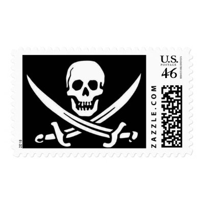 Pirate Flag Postage