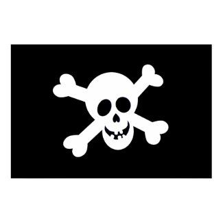 Pirate Flag Poster print