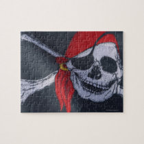 Pirate flag jigsaw puzzle