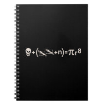 Pirate Formula Spiral Note Books