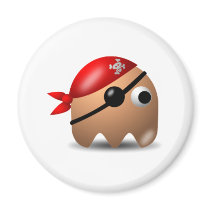 Pirate Gaming Icon magnets