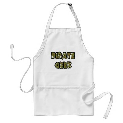 Pirate Geek Apron by geekme