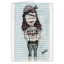 pirate girl *arr* cards