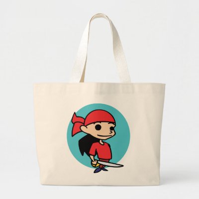 A cute cartoon pirate girl, perfect for kids who love to play at pirates.