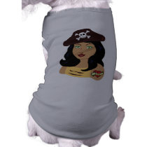 Pirate Girl Pet Tee
