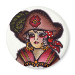 pirate girl magnets