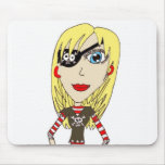 Pirate Girl Mousepad