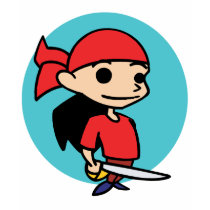Pirate Girl t-shirts by cuteforkids Pirate Girl t-shirts