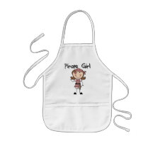 Pirate Girl Tshirts and Gifts Apron