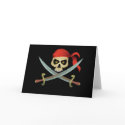 Pirate Greeting Cards card