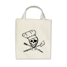 Pirate Grill Chef Tote Tote Bags