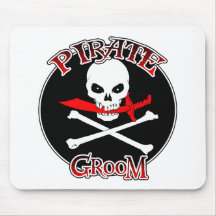 Pirate Groom Mousepads
