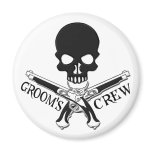 Pirate Groom's Crew Magnet