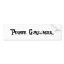 Pirate Gunslinger Bumper Sticker