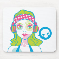 Pirate Gurl Mousepad by funkee Pirate Gurl Mousepad