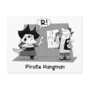 Pirate Hangman Postcard