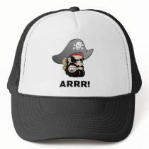 Pirate Trucker Hat