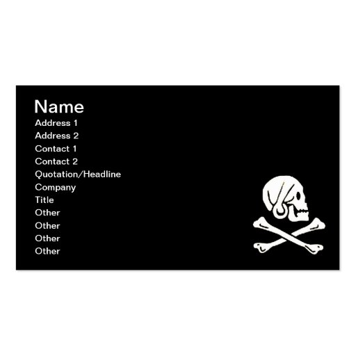 pirate-henry-every business card (front side)