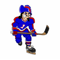 Pirate Ice Hockey Player Photo Sculpture