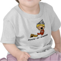 Pirate in Training baby t-shirt