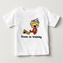Pirate in Training baby t-shirt by tshirtfun Pirate in Training baby t-shirt