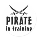 Pirate In Training stickers