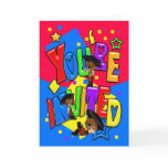 Pirate Invitation Card Any Occasion Colourful