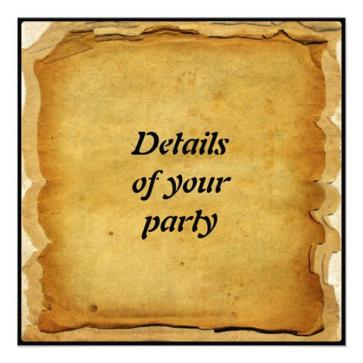 Pirate Invitations
