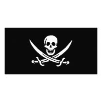 pirate-jack-rackham photo greeting card