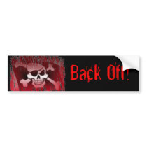 Pirate Jolly Roger Bumper Sticker bumper stickers