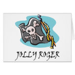 Pirate Jolly Roger Flag Cards