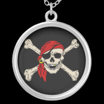 Pirate, Jolly Roger necklaces