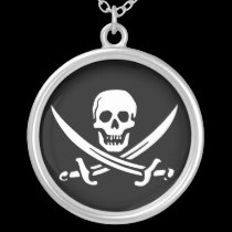 Pirate, Jolly Roger necklaces